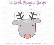 Cookie Cutters - Magic Reindeer Mini Set - Set of 4 - Cookie Cutters - The Sweet Designs Shoppe - TSDS - - ALL,Christmas,Christmas / Winter,Cookie Cutter,Mini Sets,Promocode,regular sets,Reindeer,Rudolph,set,Winter