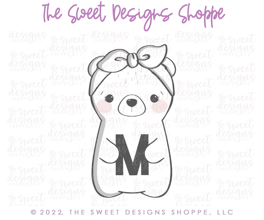 Cookie Cutters - MAMA Bear - Cookie Cutter - Sweet Designs Shoppe - - ALL, Animal, Animals, Animals and Insects, Cookie Cutter, Easter, Easter / Spring, heroe, MOM, mother, Mothers Day, Promocode