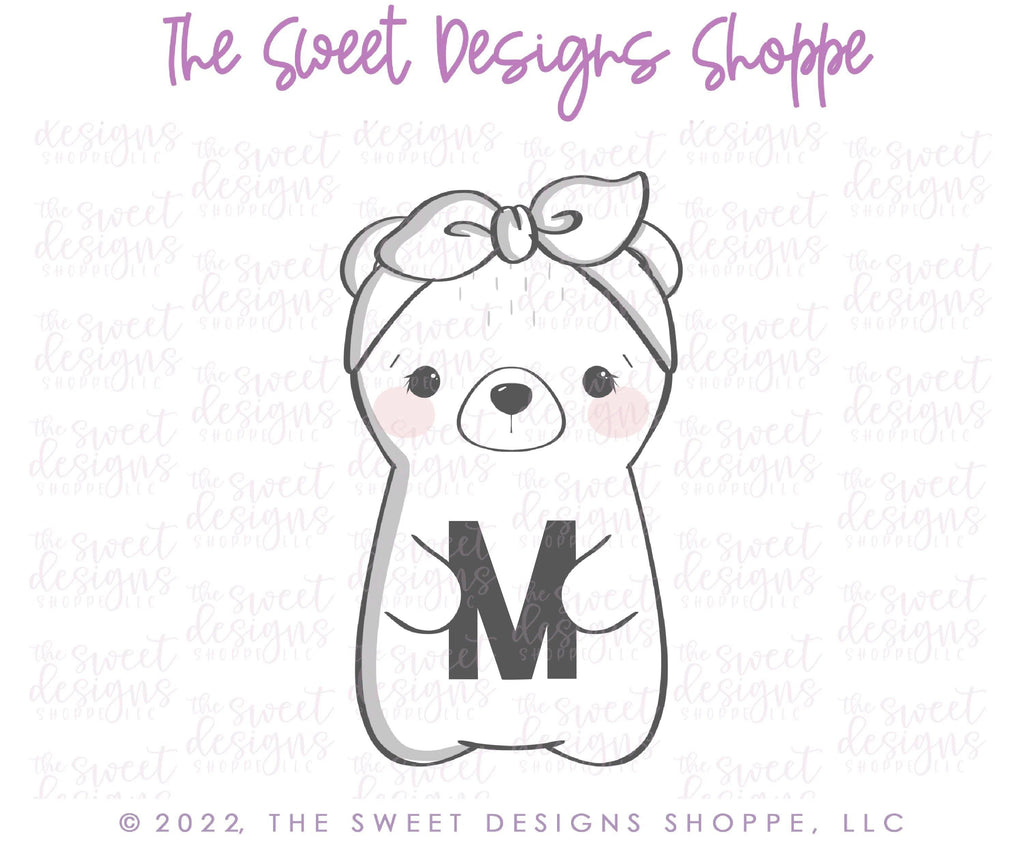 Cookie Cutters - MAMA Bear - Cookie Cutter - The Sweet Designs Shoppe - TSDS - - ALL,Animal,Animals,Animals and Insects,Cookie Cutter,Easter,Easter / Spring,heroe,MOM,mother,Mothers Day,Promocode