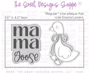 Cookie Cutters - MAMA Goose Set - Set of 2 - Cookie Cutters - The Sweet Designs Shoppe - TSDS - - ALL,Animal,Animals,Animals and Insects,baby shower,baby shower favors,Cookie Cutter,MOM,mother,mothers,Mothers Day,Promocode,regular sets,set,STL