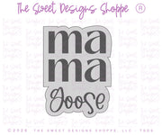Cookie Cutters - MAMA Goose Set - Set of 2 - Cookie Cutters - The Sweet Designs Shoppe - TSDS - - ALL,Animal,Animals,Animals and Insects,baby shower,baby shower favors,Cookie Cutter,MOM,mother,mothers,Mothers Day,Promocode,regular sets,set,STL