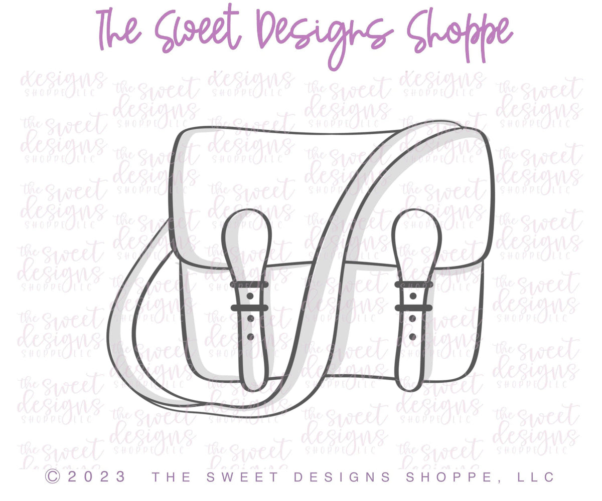 Cookie Cutters - Man Bag - Cookie Cutter - The Sweet Designs Shoppe - TSDS - - Accesories,Accessories,accessory,ALL,bag,beach,Cookie Cutter,Customize,dad,Father,Fathers Day,grandfather,leather bag,Promocode,STL