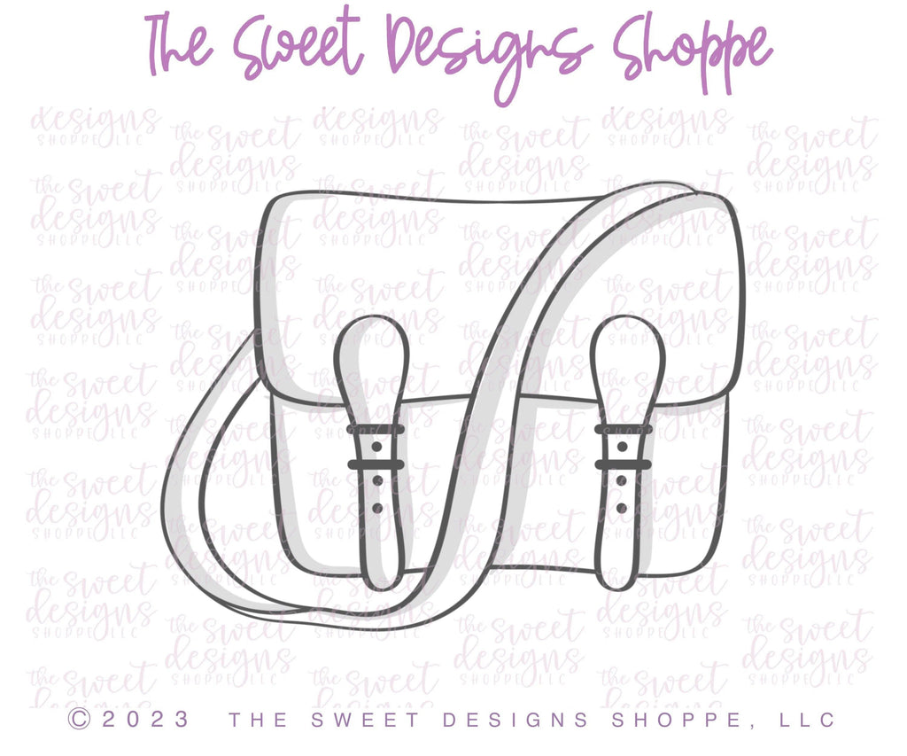 Cookie Cutters - Man Bag - Cookie Cutter - The Sweet Designs Shoppe - TSDS - - Accesories,Accessories,accessory,ALL,bag,beach,Cookie Cutter,Customize,dad,Father,Fathers Day,grandfather,leather bag,Promocode