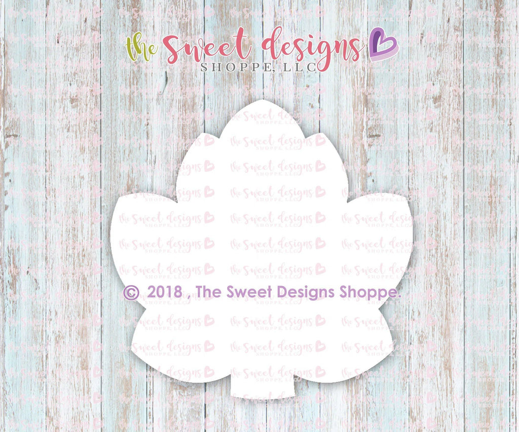 Cookie Cutters - Maple Leaf v2- Cookie Cutter - The Sweet Designs Shoppe - TSDS - - ALL,Autumn,Cookie Cutter,Fall,Fall / Halloween,Fall / Thanksgiving,Halloween,Leaf,Leaves,Leaves and Flowers,Maple tree,Nature,Promocode,Trees Leaves and Flowers,Woodlands Leaves and Flowers