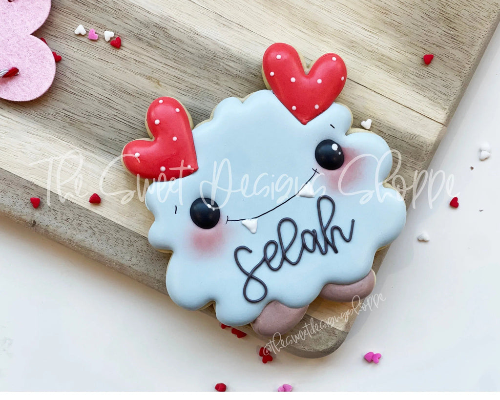 Cookie Cutters - Maria Valentines Monster - Cookie Cutter - The Sweet Designs Shoppe - TSDS - - ALL,Cookie Cutter,halloween,Kids / Fantasy,monster,Monsters and Zombies,Promocode,STL,valentine,valentines