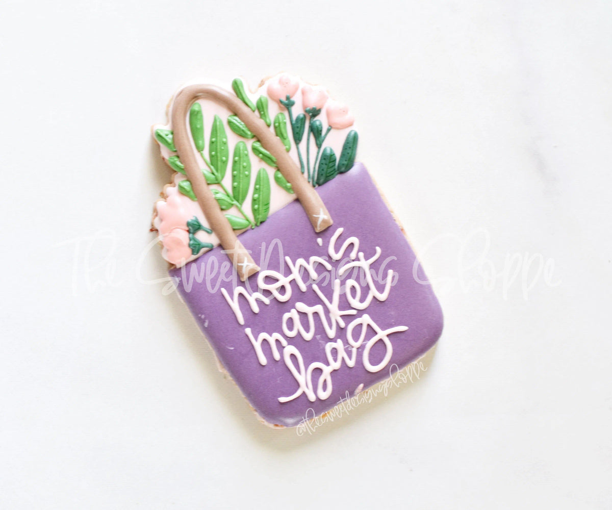 Cookie Cutters - Market Bag - Cookie Cutter - The Sweet Designs Shoppe - TSDS - - Accesories,ALL,Clothing / Accessories,Cookie Cutter,Fashion,Flower,Flowers,Girl,MOM,mother,Mothers Day,Promocode,STL