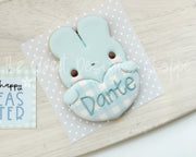 Cookie Cutters - Marshmallow Bunny with Heart - Cookie Cutter - The Sweet Designs Shoppe - TSDS - - ALL,Animal,Animals,Animals and Insects,Cookie Cutter,Easter,Easter / Spring,Promocode,STL,valentine,Valentines