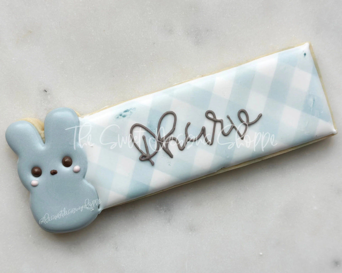 Cookie Cutters - Marshmallow Tag - Cookie Cutter - The Sweet Designs Shoppe - TSDS - - ALL,Animal,Animals,Cookie Cutter,Easter,Easter / Spring,Nature,Plaque,Plaques,PLAQUES HANDLETTERING,Promocode,STL