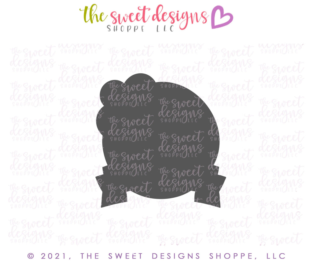 Cookie Cutters - Mayra's Round Plaque v2- Cookie Cutter - Sweet Designs Shoppe - - ALL, cakepop, Cookie Cutter, Customize, Plaque, Promocode