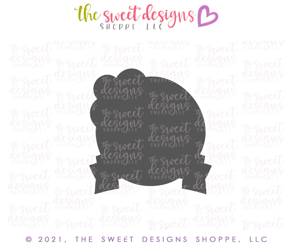 Cookie Cutters - Mayra's Round Plaque v2- Cookie Cutter - Sweet Designs Shoppe - - ALL, cakepop, Cookie Cutter, Customize, Plaque, Promocode
