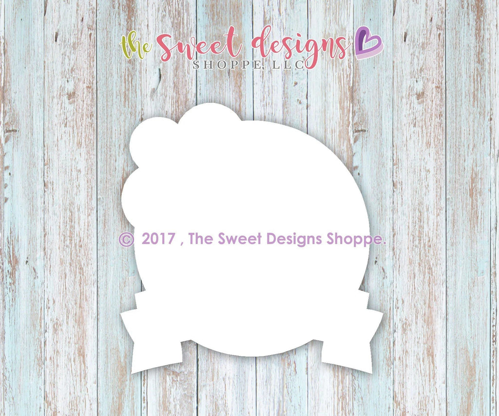 Cookie Cutters - Mayra's Round Plaque v2- Cookie Cutter - The Sweet Designs Shoppe - - ALL, cakepop, Cookie Cutter, Customize, Plaque, Promocode