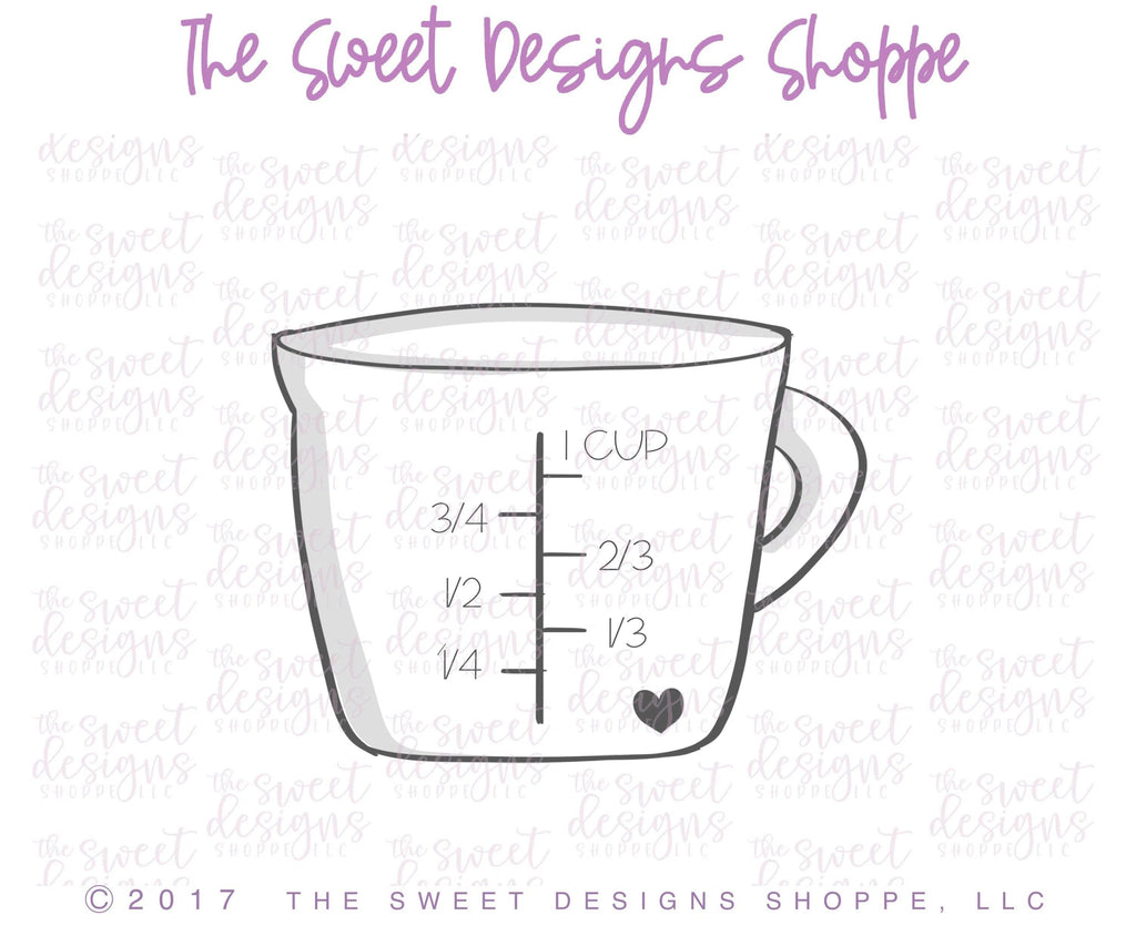 Cookie Cutters - Measuring Cup v2- Cookie Cutter - The Sweet Designs Shoppe - - ALL, Baking, Christmas, Christmas / Winter, Chubby, Cookie Cutter, Hobbies, Kawaii, Promocode, Winter