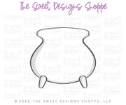 Cookie Cutters - Melissa's Cauldron - Cookie Cutter - The Sweet Designs Shoppe - TSDS - - ALL,Cauldron,Cookie Cutter,halloween,kids,missypsweets,Promocode,ST PATRICK,St Patrick’s Day,St. Pat,st. patrick's,STL,trick or treat,Witch