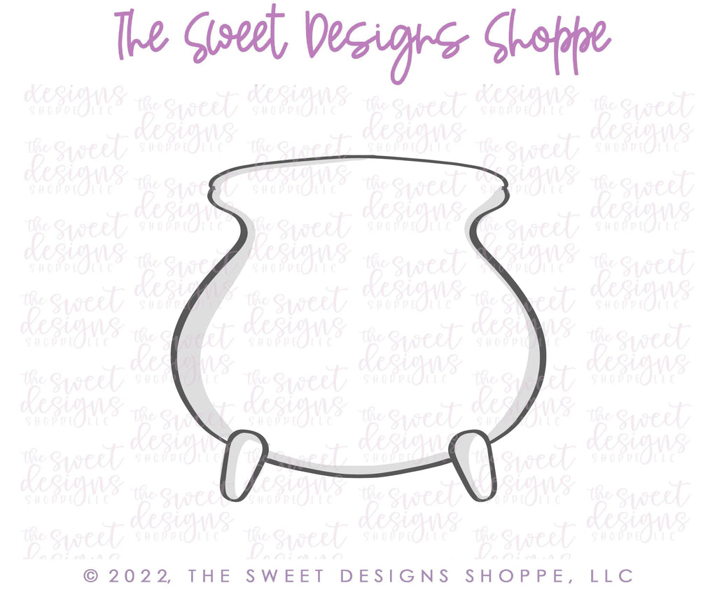 Cookie Cutters - Melissa's Cauldron - Cookie Cutter - The Sweet Designs Shoppe - TSDS - - ALL,Cauldron,Cookie Cutter,halloween,kids,missypsweets,Promocode,ST PATRICK,St Patrick’s Day,St. Pat,st. patrick's,trick or treat,Witch