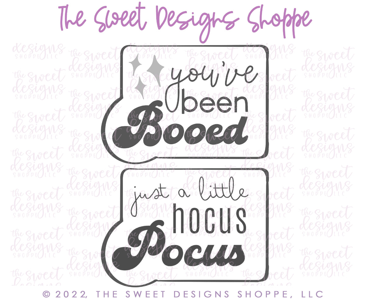 Cookie Cutters - Melissa's Halloween Set - Cookie Cutters - Set of 13 ( 12 cutters and 1 Stencil) - The Sweet Designs Shoppe - TSDS - - ALL,Cookie Cutter,halloween,Mini Sets,missypsweets,Promocode,regular sets,set