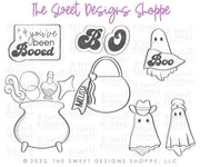Cookie Cutters - Melissa's Halloween Set - Cookie Cutters - Set of 13 ( 12 cutters and 1 Stencil) - The Sweet Designs Shoppe - TSDS - - ALL,Cookie Cutter,halloween,Mini Sets,missypsweets,Promocode,regular sets,set