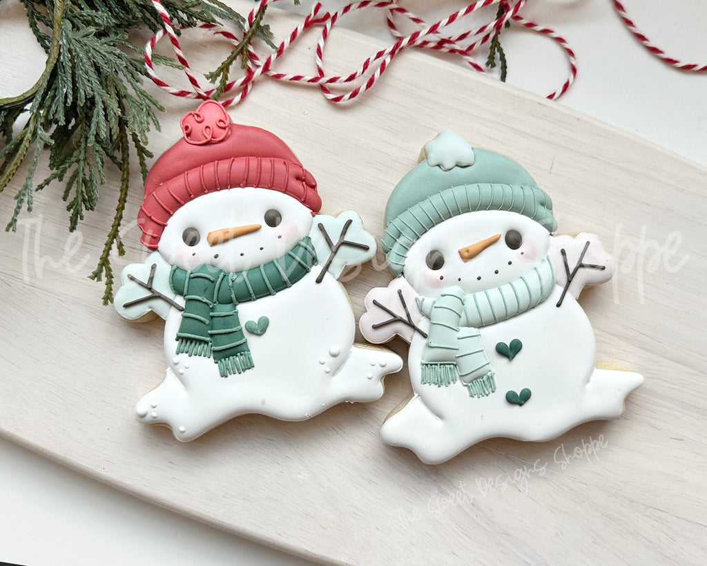 Cookie Cutters - Melting Snowman - Cookie Cutter - The Sweet Designs Shoppe - TSDS - - ALL,Christmas,Christmas / Winter,Cookie Cutter,new,Promocode,Snowman,STL