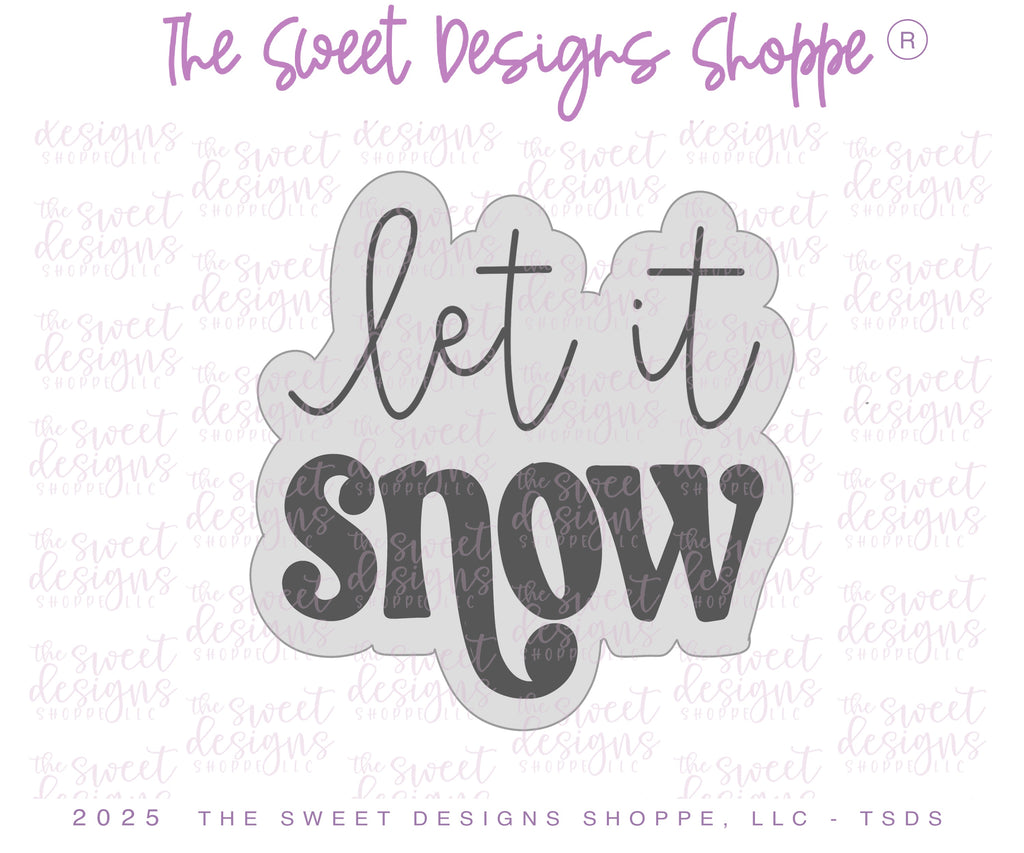 Cookie Cutters - Melting Snowman & Plaque Cookie Cutter Set - Set of 2 - Cookie Cutters - The Sweet Designs Shoppe - TSDS - - ALL,Christmas,Christmas / Winter,Cookie Cutter,new,Plaque,Plaques,PLAQUES HANDLETTERING,Promocode,regular sets,set,Snowman,STL