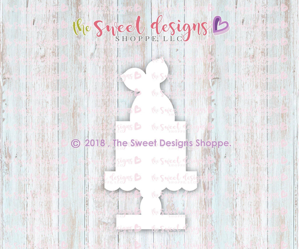 Cookie Cutters - Mermaid Cake - Cookie Cutter - The Sweet Designs Shoppe - - ALL, cake, Cookie Cutter, Fantasy, Food, Food & Beverages, Food and Beverage, Promocode, summer, sweets, under the sea