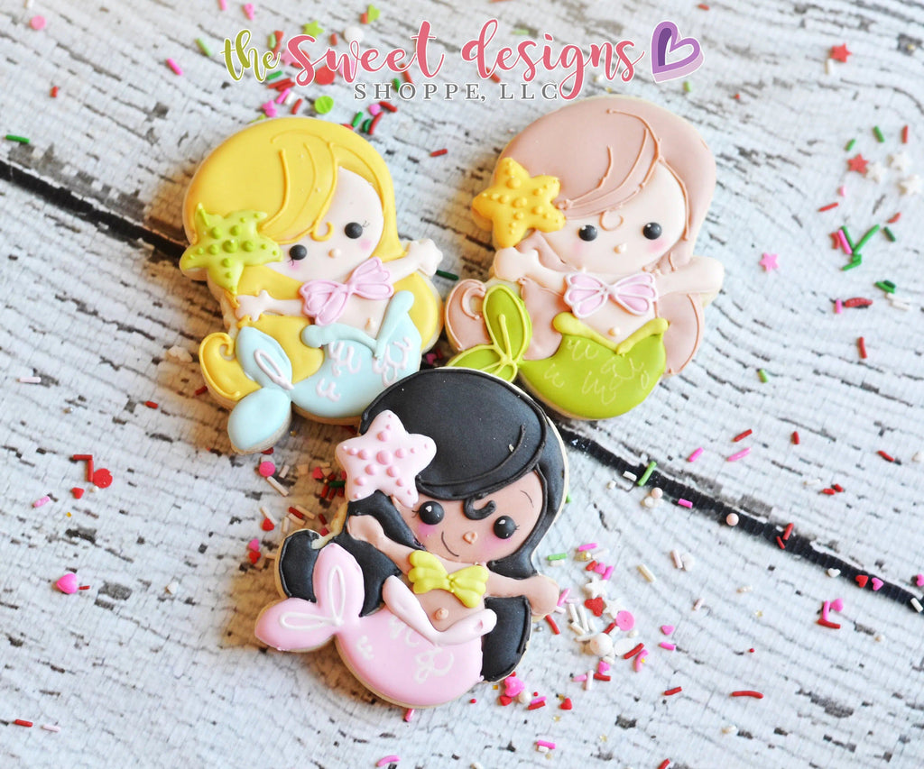 Cookie Cutters - Mermaid - Cookie Cutter - The Sweet Designs Shoppe - TSDS - - ALL,Cookie Cutter,Fantasy,Plaques,Promocode,summer,under the sea,Valentines