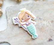 Cookie Cutters - Mermaid Luci - Cookie Cutter - The Sweet Designs Shoppe - TSDS - - ALL,birthday,Cookie Cutter,Fantasy,Kids / Fantasy,mermaid,Promocode,STL,summer,under the sea