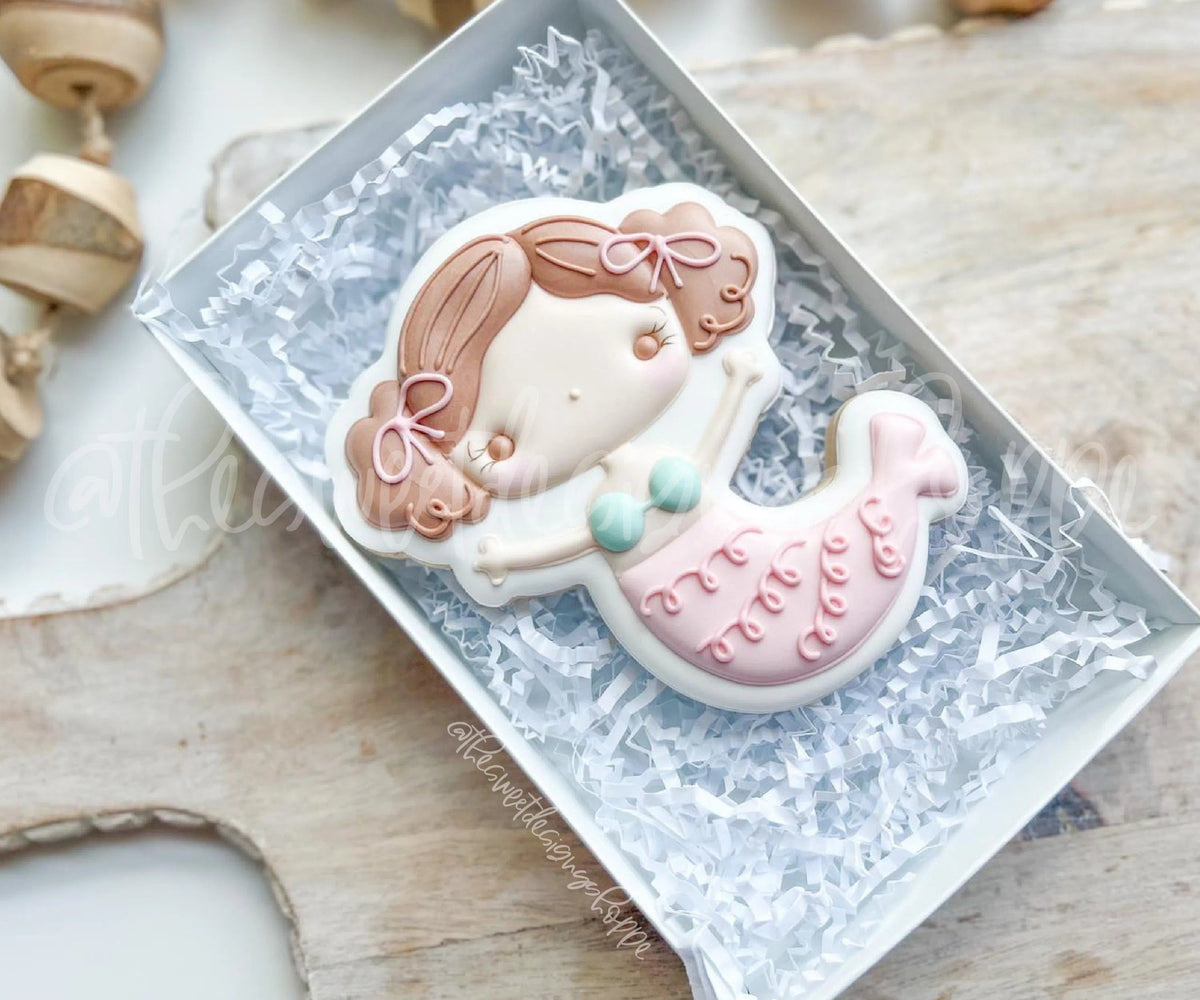Cookie Cutters - Mermaid Sara - Cookie Cutter - The Sweet Designs Shoppe - TSDS - - ALL,Birthday,Cookie Cutter,Fantasy,Kids / Fantasy,mermaid,Promocode,STL,summer,under the sea