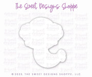 Cookie Cutters - Mermaid Sara - Cookie Cutter - The Sweet Designs Shoppe - TSDS - - ALL,Birthday,Cookie Cutter,Fantasy,Kids / Fantasy,mermaid,Promocode,STL,summer,under the sea
