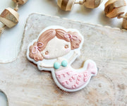 Cookie Cutters - Mermaid Sara - Cookie Cutter - The Sweet Designs Shoppe - TSDS - - ALL,Birthday,Cookie Cutter,Fantasy,Kids / Fantasy,mermaid,Promocode,STL,summer,under the sea