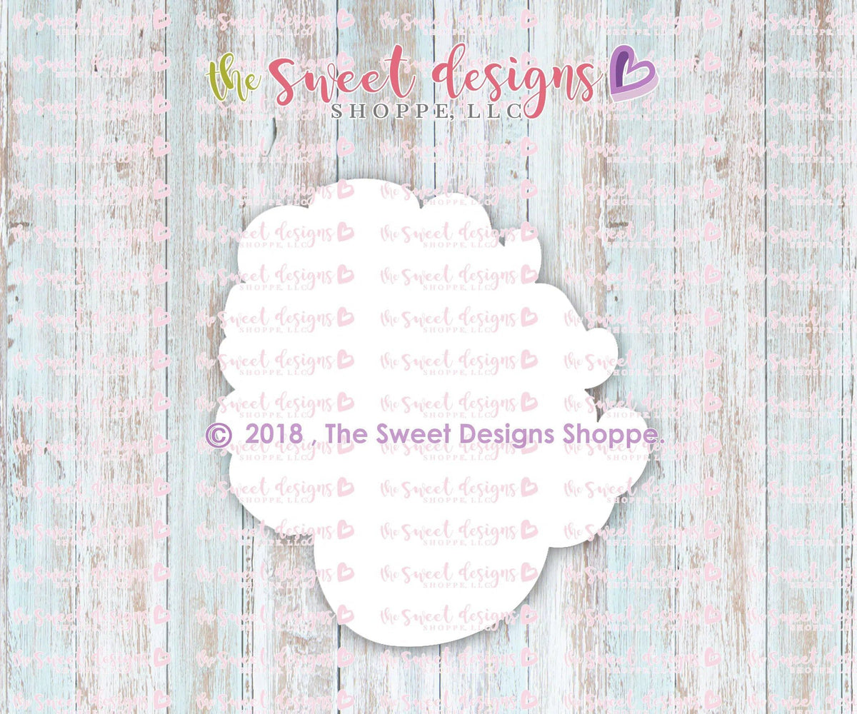 Cookie Cutters - Mermaid with Curly Hair - Cookie Cutter - The Sweet Designs Shoppe - TSDS - - ALL,Cookie Cutter,Fantasy,Kids / Fantasy,Promocode,STL,summer,under the sea
