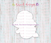 Cookie Cutters - Mermaid with Pig Tales - Cookie Cutter - The Sweet Designs Shoppe - TSDS - - ALL,Cookie Cutter,Fantasy,Kids / Fantasy,Promocode,STL,summer,under the sea