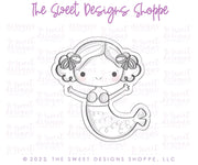 Cookie Cutters - Mermaids Set - Set of 5 - Cookie Cutters - The Sweet Designs Shoppe - TSDS - - ALL,Baby / Kids,Birthday,Cookie Cutter,Fantasy,kid,kids,Kids / Fantasy,Mini Sets,Promocode,regular sets,set,STL,summer,under the sea