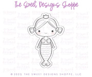 Cookie Cutters - Mermaids Set - Set of 5 - Cookie Cutters - The Sweet Designs Shoppe - TSDS - - ALL,Baby / Kids,Birthday,Cookie Cutter,Fantasy,kid,kids,Kids / Fantasy,Mini Sets,Promocode,regular sets,set,STL,summer,under the sea
