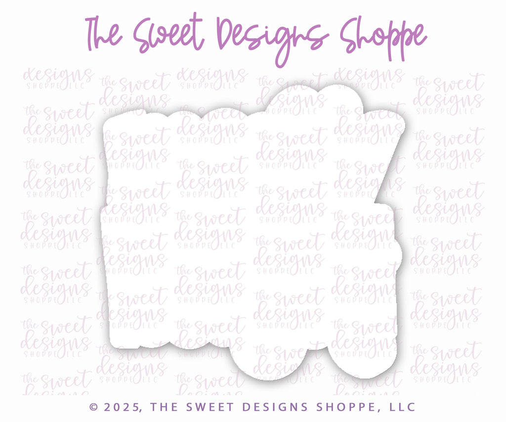 Cookie Cutters - Merry and Bright Penguin & Plaque Cookie Cutter Set - Set of 2 - Cookie Cutters - The Sweet Designs Shoppe - TSDS - - ALL,Animal,Animals,Animals and Insects,Christmas,Christmas / Winter,Cookie Cutter,new,Plaque,Plaques,PLAQUES HANDLETTERING,Promocode,regular sets,set,STL