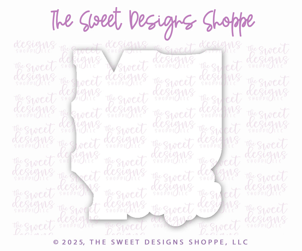 Cookie Cutters - MERRY + bright Plaque - Cookie Cutter - The Sweet Designs Shoppe - TSDS - - ALL,Christmas,Christmas / Winter,Cookie Cutter,new,Plaque,Plaques,PLAQUES HANDLETTERING,Promocode,STL