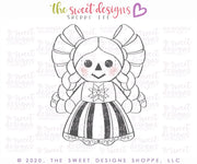 Cookie Cutters - Mexican Rag Doll - Cookie Cutter - The Sweet Designs Shoppe - TSDS - - ALL,Baby / Kids,Cookie Cutter,kids,Kids / Fantasy,mexico,Promocode