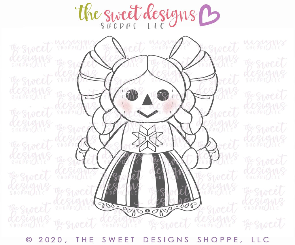 Cookie Cutters - Mexican Rag Doll - Cookie Cutter - The Sweet Designs Shoppe - TSDS - - ALL,Baby / Kids,Cookie Cutter,kids,Kids / Fantasy,mexico,Promocode