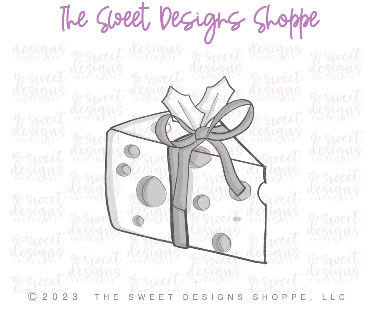 Cookie Cutters - Mice Cheese - Cookie Cutter - The Sweet Designs Shoppe - TSDS - - ALL,bestillbakery,Christmas,Christmas / Winter,Cookie Cutter,fantasy,Food,Food & Beverages,Food and Beverage,Holiday,kids,Kids / Fantasy,mice,mouse,Promocode,Winter