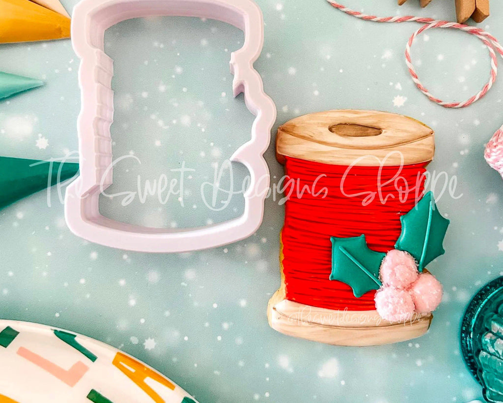 Cookie Cutters - Mice Spool - Cookie Cutter - The Sweet Designs Shoppe - TSDS - - ALL,bestillbakery,Christmas,Christmas / Winter,Cookie Cutter,fantasy,Holiday,kids,Kids / Fantasy,mice,mouse,Promocode,Winter