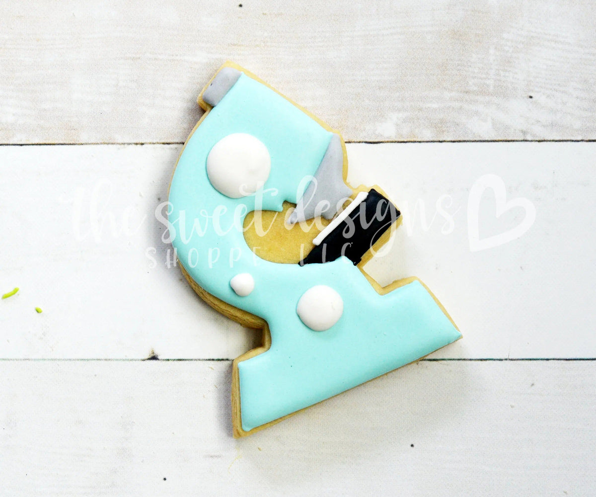 Cookie Cutters - Microscope - Cookie Cutter - The Sweet Designs Shoppe - TSDS - - ALL,atomo,back to school,Cookie Cutter,Grad,graduations,kids,Kids / Fantasy,Promocode,School,School / Graduation,science,solar,STL