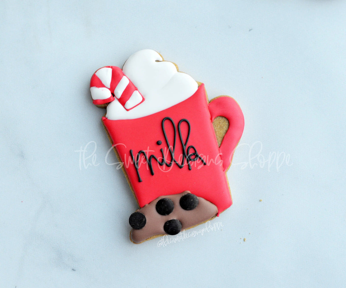 Cookie Cutters - Milk and Cookies for Santa Mug - Cookie Cutter - The Sweet Designs Shoppe - TSDS - - ALL,Christmas,Christmas / Winter,Christmas Cookies,coffee,Cookie Cutter,Food,Food & Beverages,Food and Beverage,mug,mugs,Promocode,santa,STL
