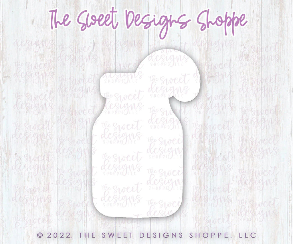 Cookie Cutters - Milk with Candy Cane- Cookie Cutter - The Sweet Designs Shoppe - TSDS - - ALL,Christmas,Christmas / Winter,Christmas Cookies,Cookie Cutter,Food,Food and Beverage,Food beverages,Promocode,STL