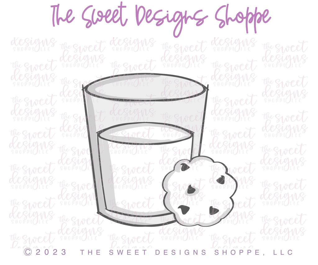 Cookie Cutters - Milk with Cookie - Cookie Cutter - The Sweet Designs Shoppe - TSDS - - ALL,Christmas,Christmas / Winter,Christmas Cookies,Cookie Cutter,Food,Food and Beverage,Food beverages,Promocode