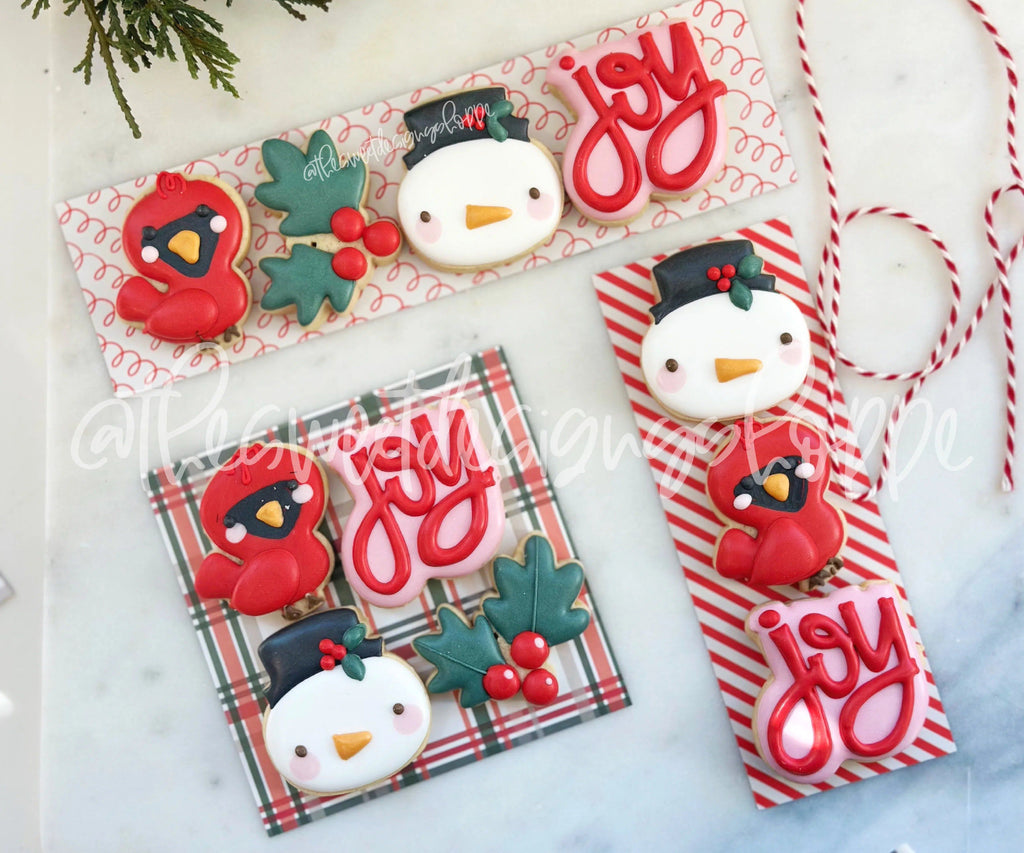 Cookie Cutters - Mistletoe Magic Mini Set - Set of 4 - Cookie Cutters - The Sweet Designs Shoppe - TSDS - - ALL,Christmas,Christmas / Winter,Cookie Cutter,Frosty,Mini Sets,Promocode,regular sets,set,Snowman,Winter