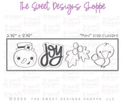 Cookie Cutters - Mistletoe Magic Mini Set - Set of 4 - Cookie Cutters - The Sweet Designs Shoppe - TSDS - - ALL,Christmas,Christmas / Winter,Cookie Cutter,Frosty,Mini Sets,Promocode,regular sets,set,Snowman,Winter
