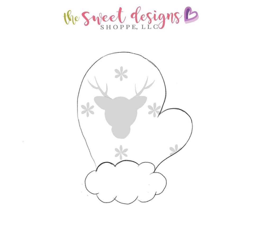 Cookie Cutters - Mitten 2 v2- Cookie Cutter - The Sweet Designs Shoppe - TSDS - - Accesories,ALL,Christmas,Christmas / Winter,Clothing / Accessories,Cookie Cutter,Fall,Fall / Thanksgiving,Promocode,Winter