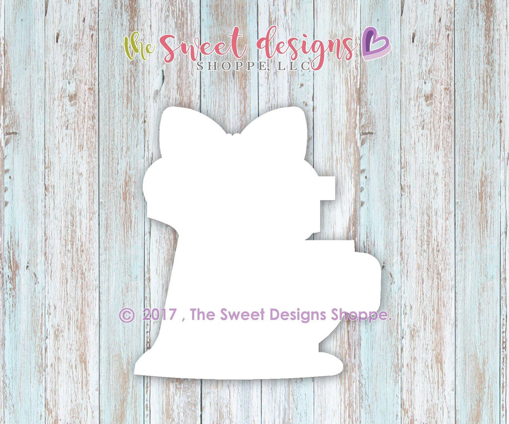 Cookie Cutters - Mixer with Bow v2- Cookie Cutter - The Sweet Designs Shoppe - TSDS - - ALL,Baking,Christmas,Christmas / Winter,Cookie Cutter,Hobbies,Mixer,Promocode