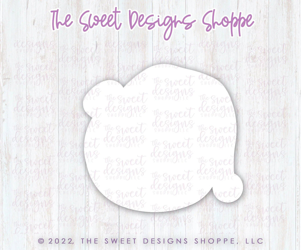 Cookie Cutters - Modern Advent Bear Face - Cookie Cutter - The Sweet Designs Shoppe - TSDS - - advent,ALL,Christmas,Christmas / Winter,Christmas Cookies,Cookie Cutter,modern,Promocode