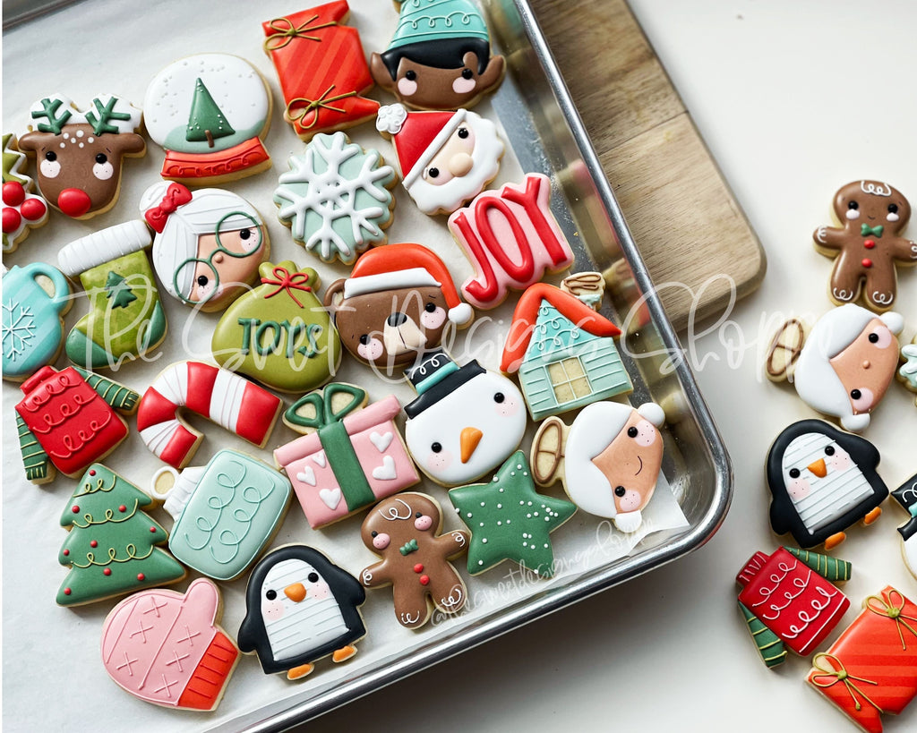 Cookie Cutters - Modern Advent Calendar Set - Set of 25 - Cookie Cutters - The Sweet Designs Shoppe - TSDS - - ALL,Christmas,Christmas / Winter,Christmas Cookies,Cookie Cutter,Frosty,Ginger bread,gingerbread,Mini Set,Mini Sets,mug,mugs,navidad,Promocode,set,sets,STL