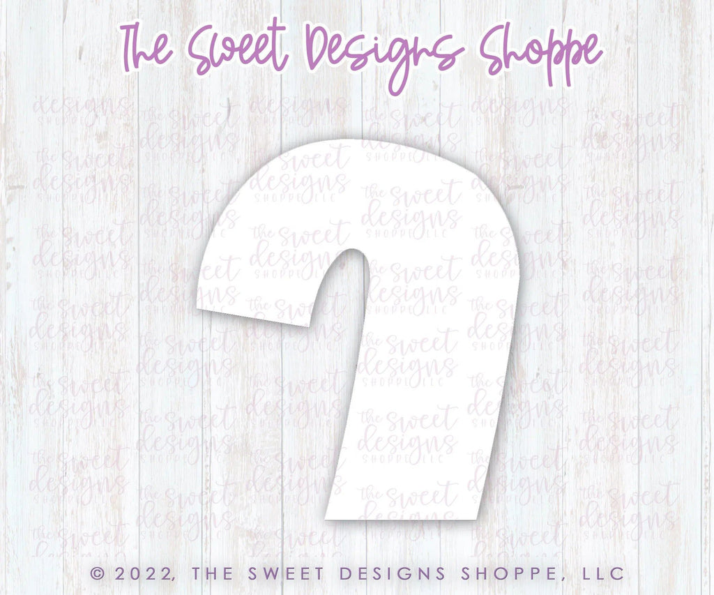 Cookie Cutters - Modern Advent Candy Cane - Cookie Cutter - The Sweet Designs Shoppe - TSDS - - advent,ALL,Christmas,Christmas / Winter,Christmas Cookies,Cookie Cutter,modern,Promocode