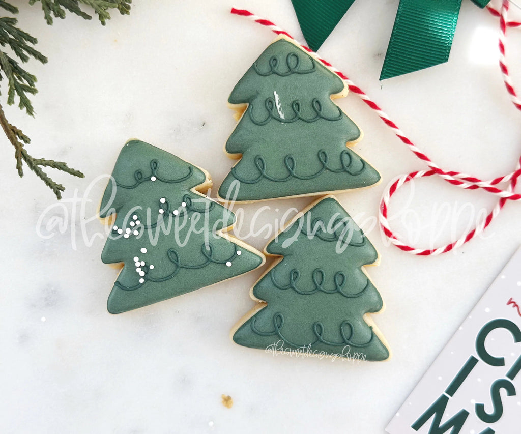 Cookie Cutters - Modern Advent Christmas Tree - Cookie Cutter - Sweet Designs Shoppe - - advent, ALL, Christmas, Christmas / Winter, Christmas Cookies, Cookie Cutter, modern, Promocode